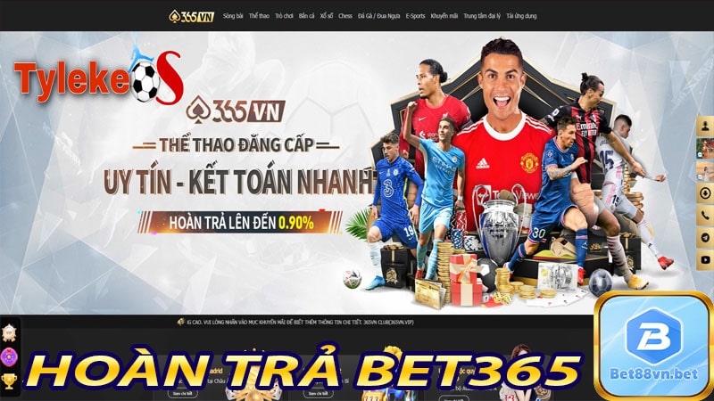 Bet3665 ưu đãi hoàn trả siêu hấp dẫn